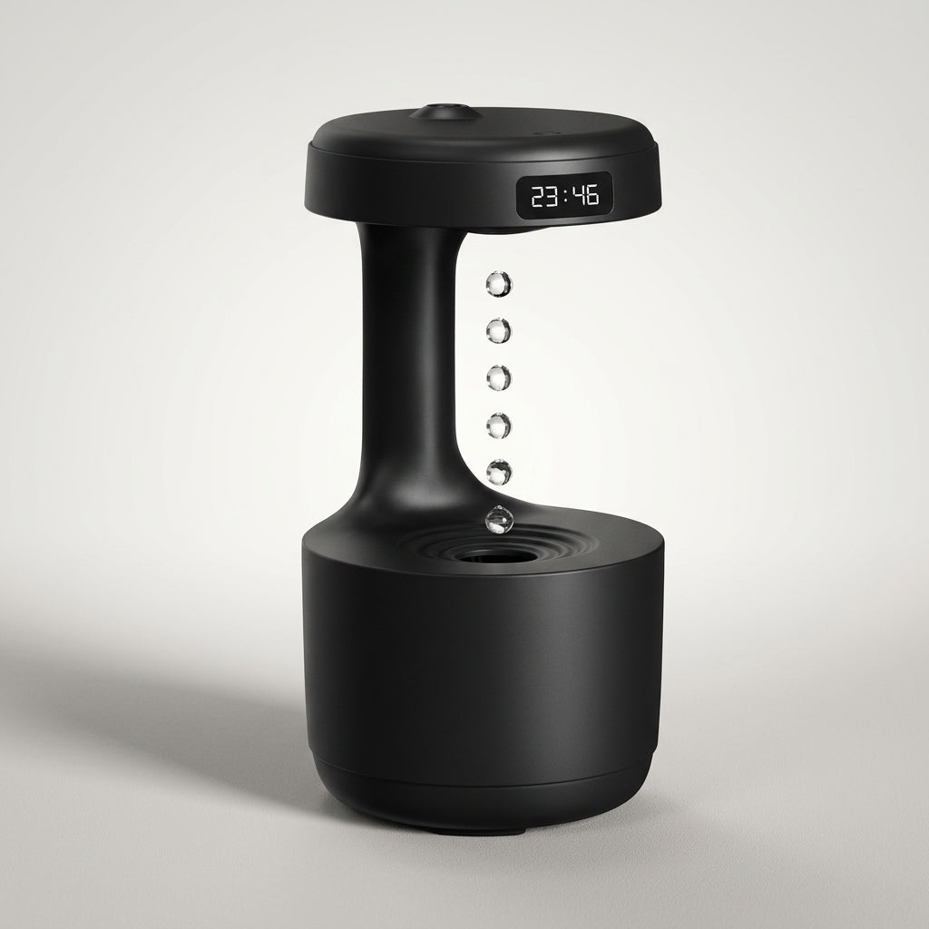 Anti-Gravity Humidifier with Levitating Water Drop Effect