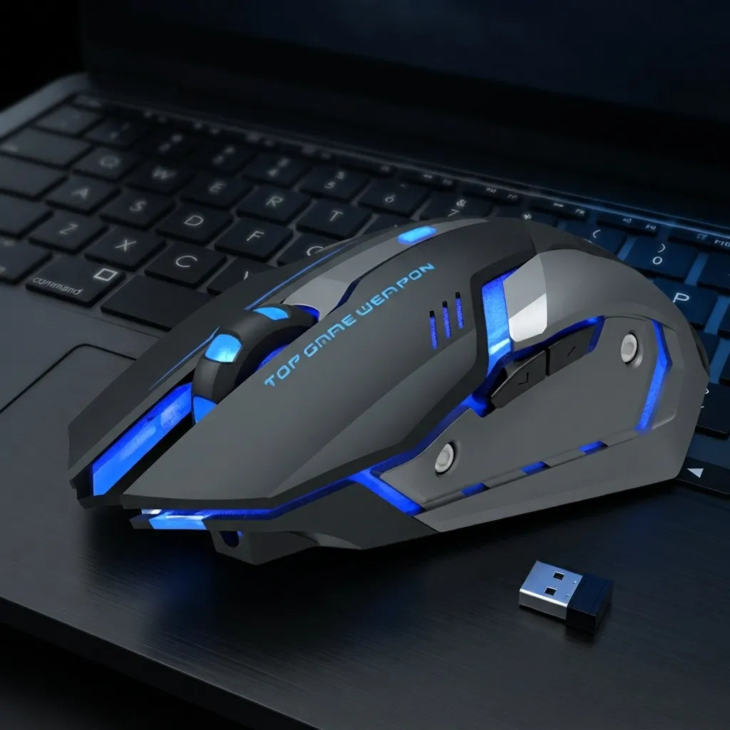 T1 Wireless Ergonomic Gaming Mouse (2.4GHz, 1600DPI)