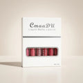 6-Piece Matte Waterproof Lip Gloss Set, Long-Lasting Non-Stick Formula
