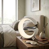G-Shaped LED Atmosphere Lamp with Bluetooth Speaker &amp; Wireless Charger