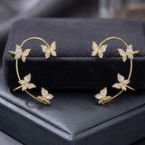 Butterfly Bow Ear Clip Earrings (No Piercing Needed)