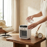 Portable USB Air Cooler Fan with Ice and Essential Oil Cooling