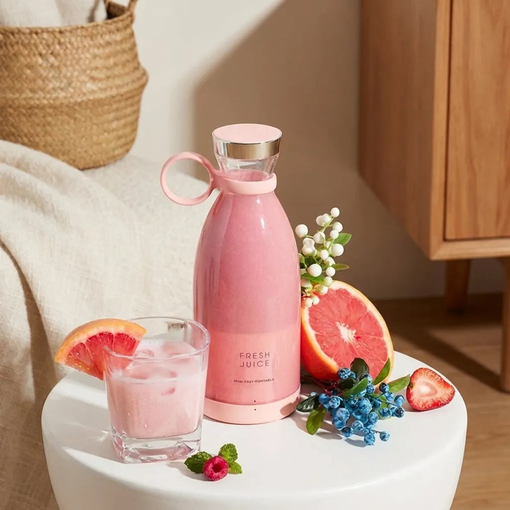 Portable USB Rechargeable Blender, 350ml Personal Juicer Cup