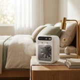 Portable USB Air Cooler Fan with Ice and Essential Oil Cooling