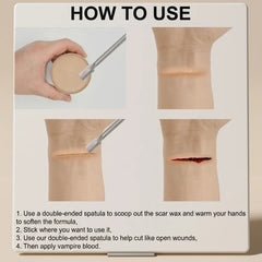 SFX Makeup Kit, Scar Wax Special Effects Makeup Set
