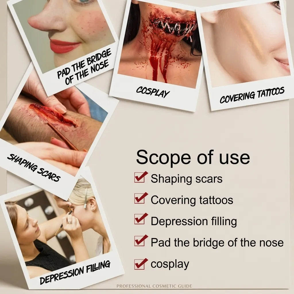 SFX Makeup Kit, Scar Wax Special Effects Makeup Set