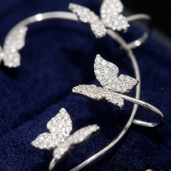 Butterfly Bow Ear Clip Earrings (No Piercing Needed)