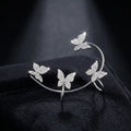 Butterfly Bow Ear Clip Earrings (No Piercing Needed)